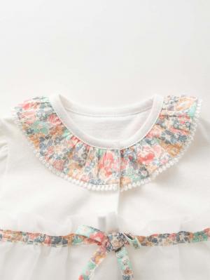 セレモニードレス|春 夏 秋 冬【日本製】ANGELIEBEオリジナル  リバティ小花柄　セレモニードレス