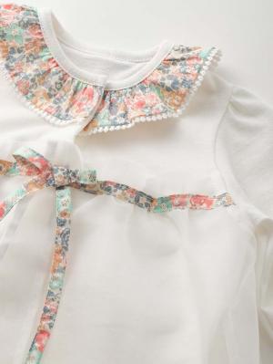 セレモニードレス|春 夏 秋 冬【日本製】ANGELIEBEオリジナル  リバティ小花柄　セレモニードレス