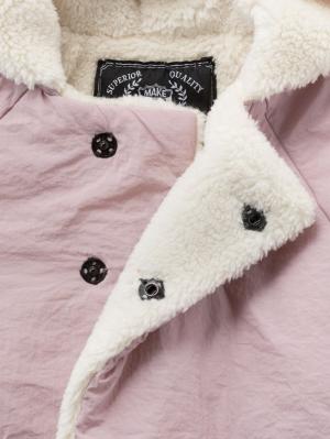 ベビー アウター|MAKE YOUR DAY（メイクユアデイ）三角フードボアコート