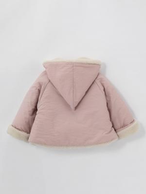 ベビー アウター|MAKE YOUR DAY（メイクユアデイ）三角フードボアコート