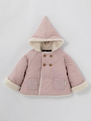 ベビー アウター|MAKE YOUR DAY（メイクユアデイ）三角フードボアコート