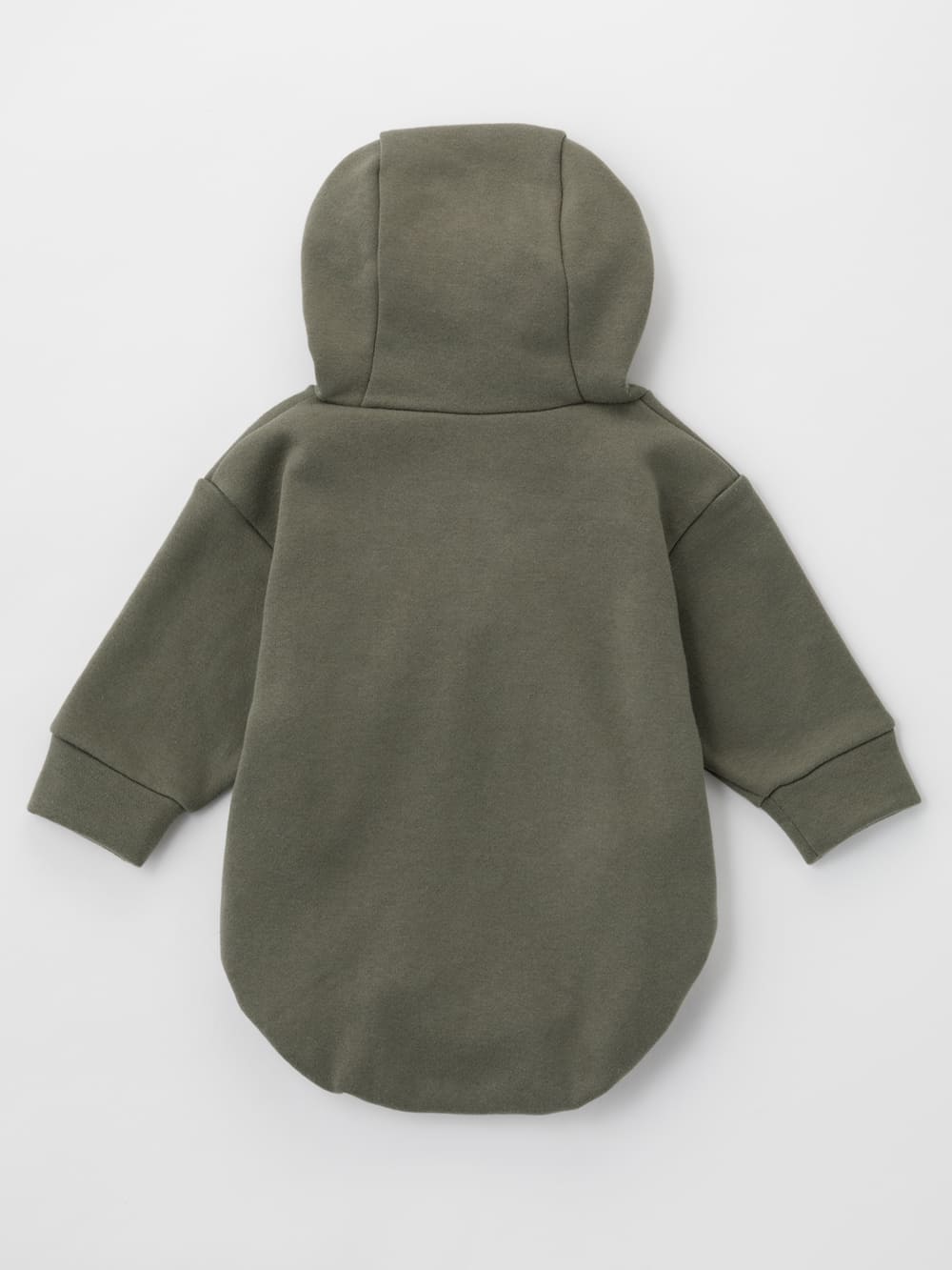 HM 長袖　ロンパース　ピンク　75  裏起毛　秋　冬　ジップアップ