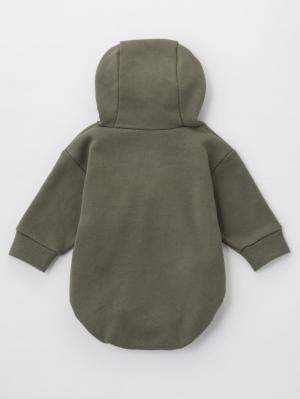 ロンパース・カバーオール|裏毛裏起毛パーカーロンパース