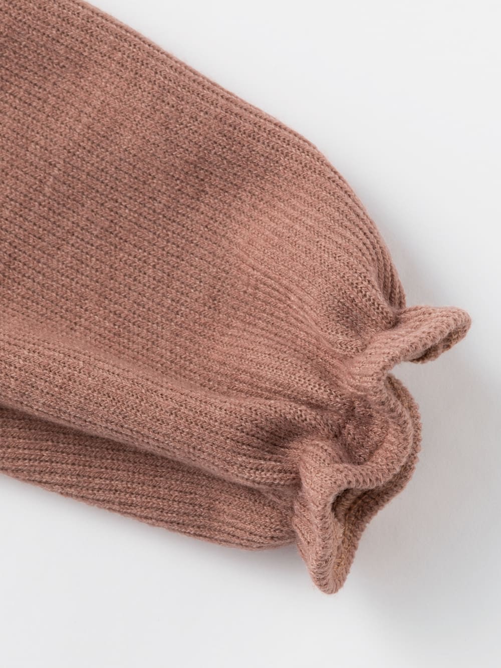 ロンパース・カバーオール|ニットソーフリルロンパース