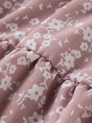 アウトレット|coto cotte（コトコト）花柄スモッキングブラウス＆ボディ2点セット