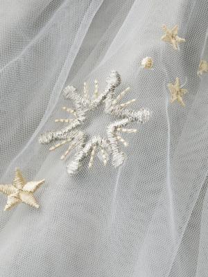 ベビー ワンピース|coto cotte(コトコト)裾刺繍ワンピボディ|グレー