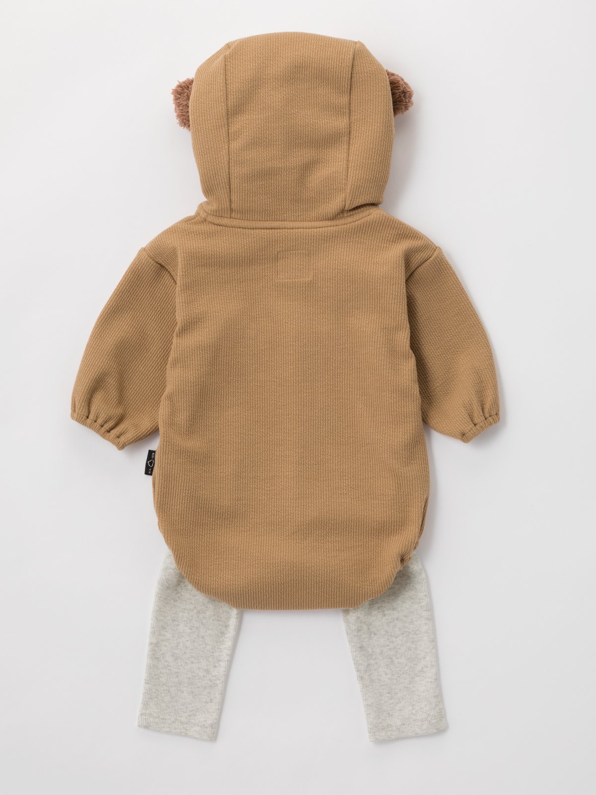 クリスマスファッション ベビー服 80 ダルメシアン パーカー ロンパース タイツセット 2点セット