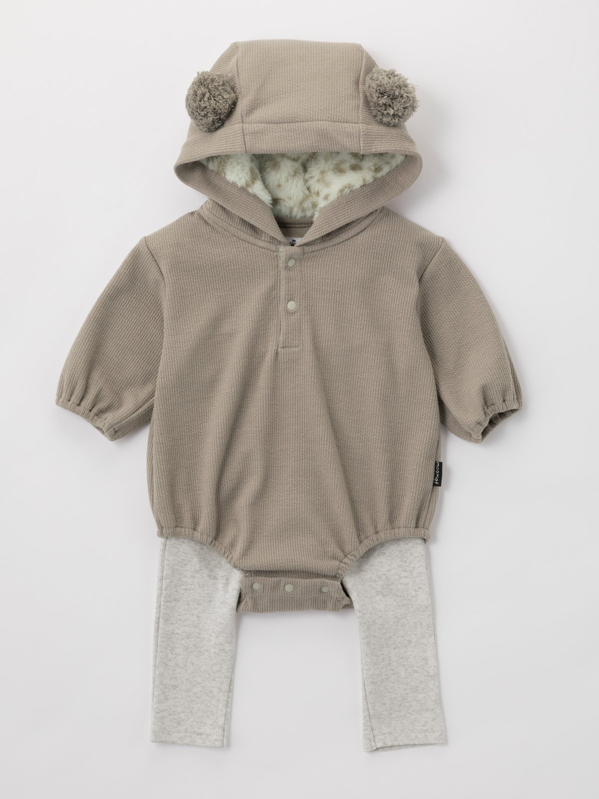 ロンパース・カバーオール | mocmof（モクモフ）くまロンパース＆レギンス２点セット ｜ベビー服（新生児服）・ベビー用品通販｜ エンジェリーベ 公式