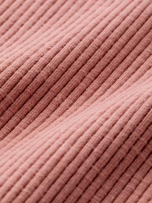 アウトレット|ANGELIEBEオリジナル  【親子コーデ可】テレコリブスラッシュネックロンパース