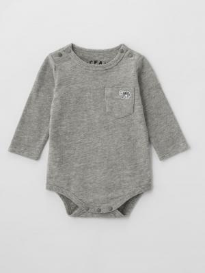 アウトレット|OCEAN&GROUND（オーシャンアンドグラウンド）シマウマベビーボディ|グレー