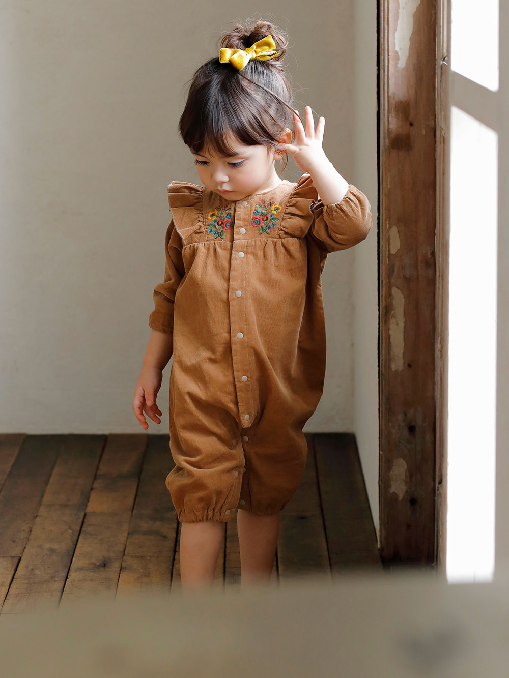 ロンパース カバーオール La Stella ラ ステラ 花柄刺繍フリルロンパース ベビー服 新生児服 ベビー用品通販 エンジェリーベ 公式 ロンパース カバーオール La Stella ラ ステラ 花柄刺繍フリルロンパース ベビー服 新生児服 ベビー用品通販 エンジェリーベ 公式