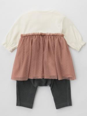 ロンパース・カバーオール|Ampersand（アンパサンド）チュールスカートコーディネートロンパース