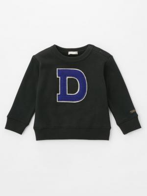 ベビートップス|【F.O.KIDS】アルファベットトレーナー|ブラック