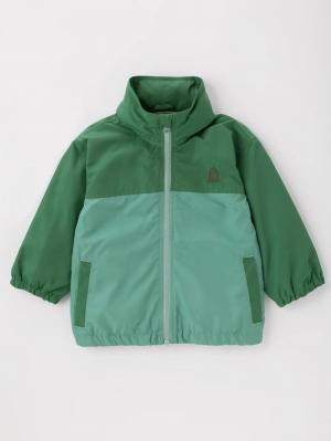 ベビー アウター|Ampersand（アンパサンド）フード収納可　バイカラージャンパー