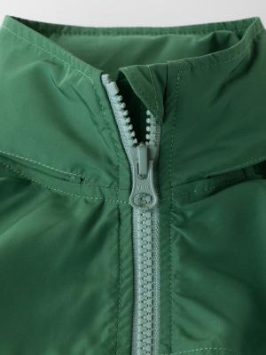 ベビー アウター|Ampersand（アンパサンド）フード収納可　バイカラージャンパー