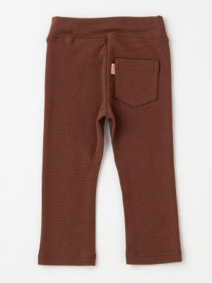 ベビー パンツ|【F.O.KIDS】ベーシック保育園パンツ|ブラウン