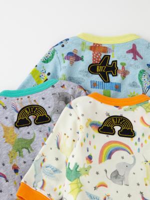 ロンパース・カバーオール|【BITZ】プリントちびカバーオール