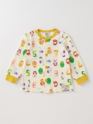 ベビーパジャマ・スリーパー|【BITZ】どうぶつナンバープリントパジャマ|キナリ