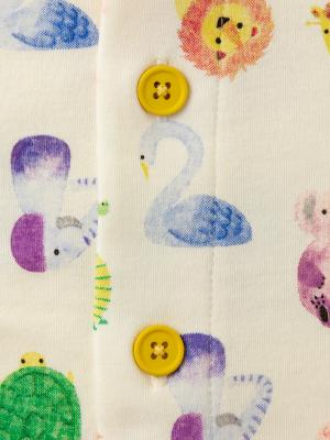 ベビーパジャマ・スリーパー|【BITZ】どうぶつナンバープリントパジャマ