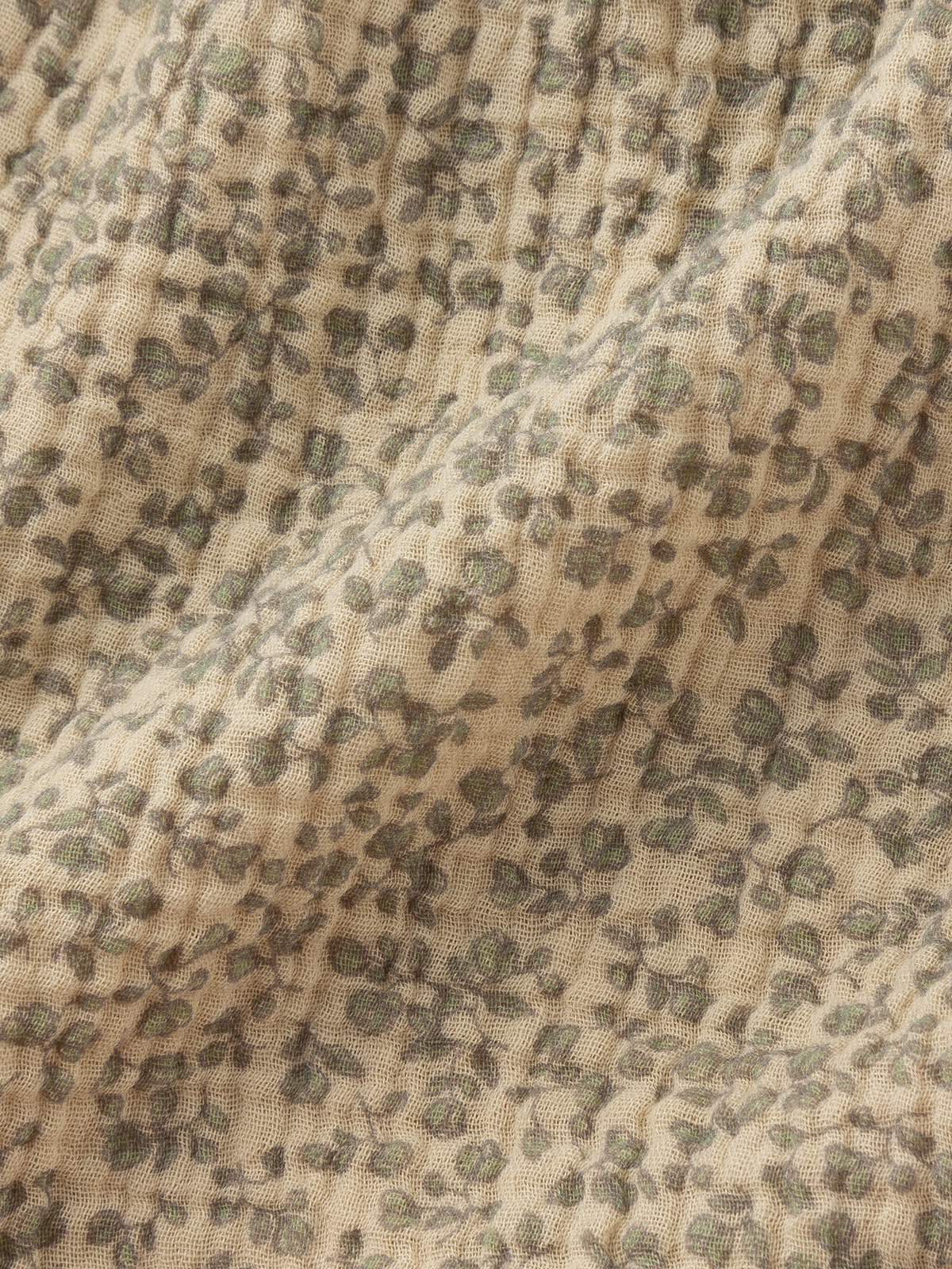 ロンパース・カバーオール|Ampersand（アンパサンド）ガーゼ花柄プリントふんわりロンパース