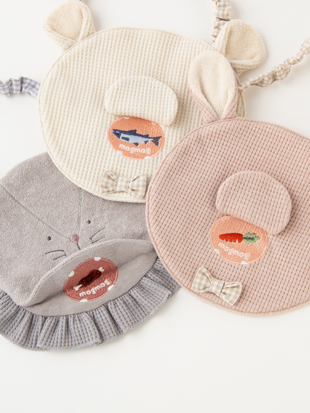 スタイ（よだれかけ）|moc mof（モクモフ）アニマルパタパタスタイ