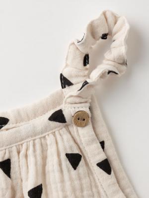 ロンパース・カバーオール|moc mof（モクモフ）ダブルガーゼプリントロンパース