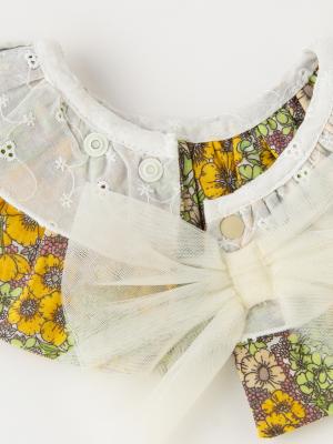 ベビー ブルマ|coto cotte（コトコト）花柄フリルスタイ&ブルマ2点セット｜出産 祝い