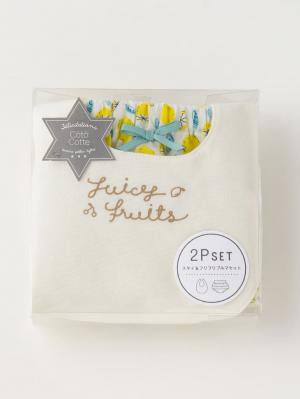 ベビー ブルマ|coto cotte（コトコト）花付スタイ&フリルブルマ2点セット｜出産 祝い