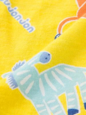 ロンパース・カバーオール|【日本製】【Mou jon jon】アニマルプリントロンパース