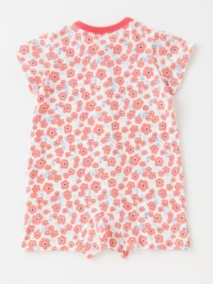 ロンパース・カバーオール|Kids zoo(キッズズー)フラワープリントロンパース