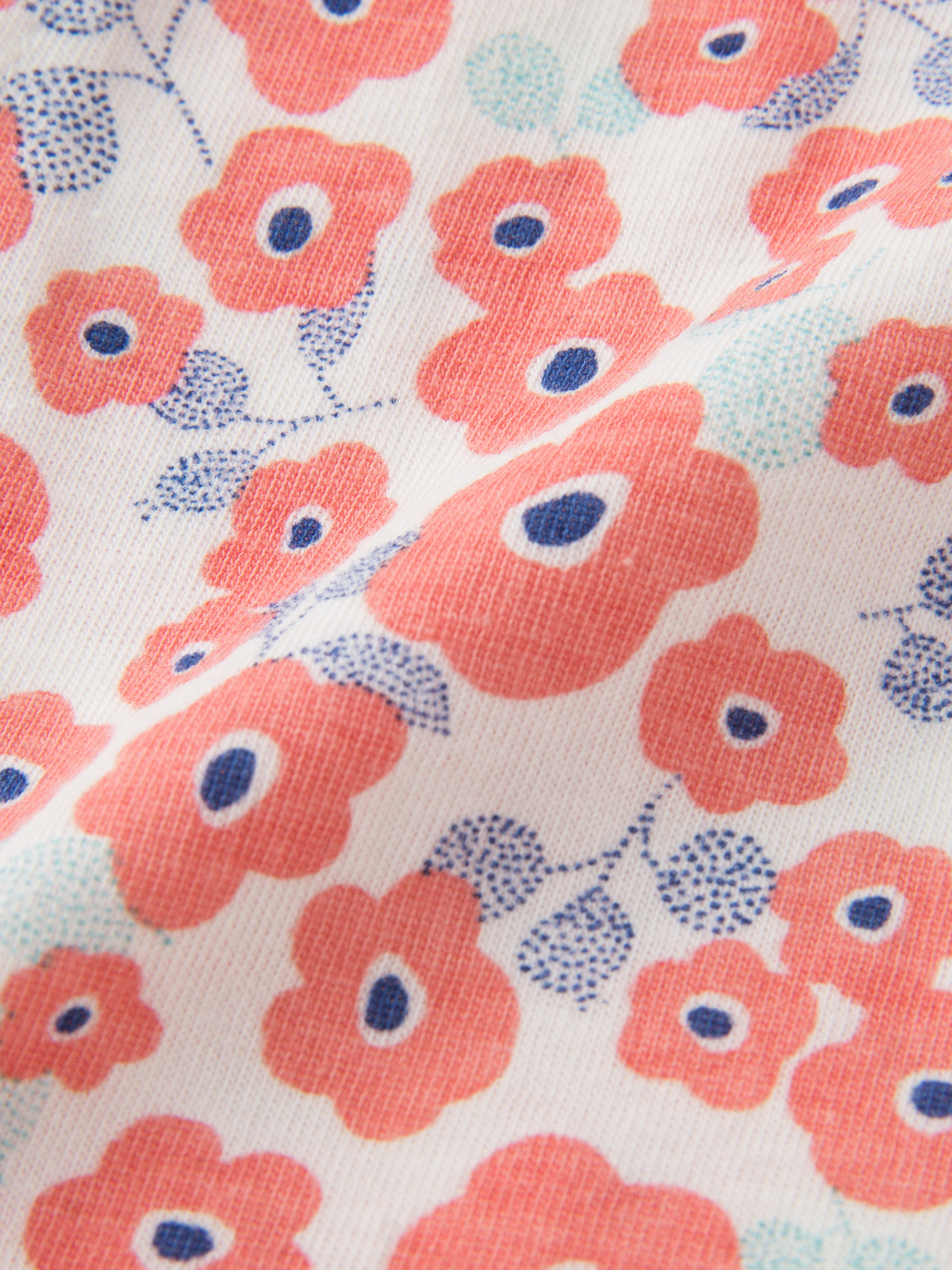 ロンパース・カバーオール|Kids zoo(キッズズー)フラワープリントロンパース