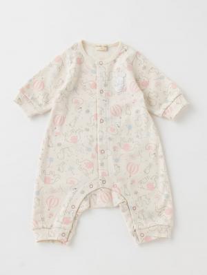 Boribon oeuf（ボリボンウーフ）オーガニックフライスミニカバーオール51339