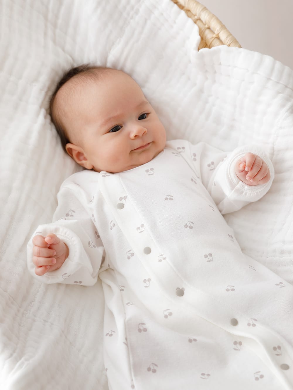 ツーウェイオール（2WAYオール）|【日本製】【Anna Nicola】プリント ツーウェイオール（2wayオール）|チェリー