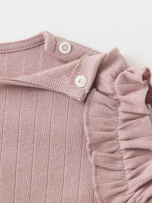 ロンパース・カバーオール|a.i.n（アイン）【汗染み防止】フリル袖ボディ