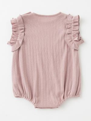 ロンパース・カバーオール|a.i.n（アイン）【汗染み防止】フリル袖ボディ