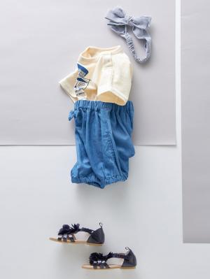 ロンパース・カバーオール|OCEAN&GROUND（オーシャンアンドグラウンド）プリントドルマンボディ|オフホワイト