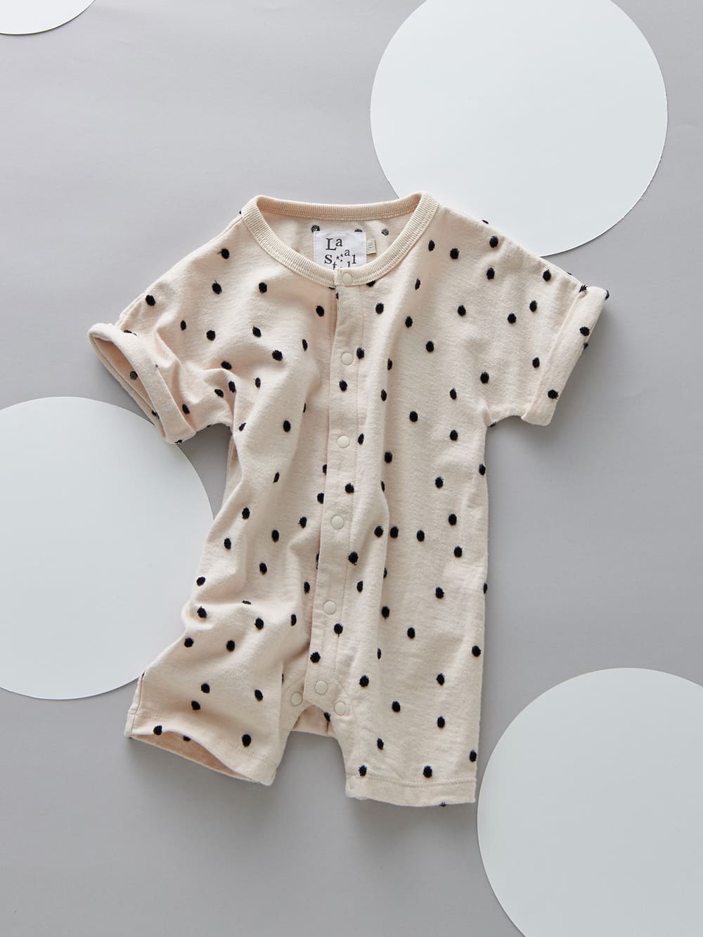 ロンパース カバーオール La Stella ドットジャガードロンパース ベビー 新生児 服 ベビー用品通販 エンジェリーベ 公式 ロンパース カバーオール La Stella ドットジャガードロンパース ベビー 新生児 服 ベビー用品通販 エンジェリーベ 公式