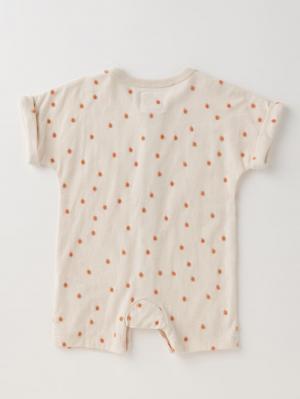 ロンパース・カバーオール|La Stella（ラ ステラ）ドットジャガードロンパース