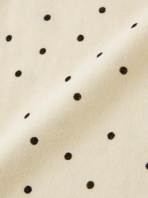 ベビートップス|La Stella（ラ ステラ）ガーゼ天竺ドットプリント セットアップ