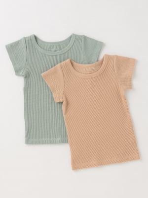 La Stella（ラ ステラ）ベビーTシャツ肌着2枚セット51363