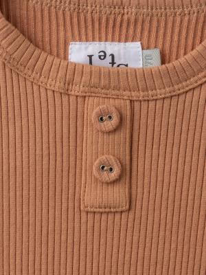 ロンパース・カバーオール|La Stella（ラ ステラ）リブボディ＆キャップ2点セット