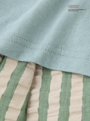 ベビートップス|【F.O.KIDS】PEANUTSコラボTシャツ&パンツ2点セット