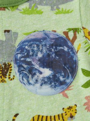 ロンパース・カバーオール|【BITZ】サファリボーダー柄ちびカバーオール