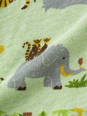 ロンパース・カバーオール|【BITZ】サファリボーダー柄ちびカバーオール