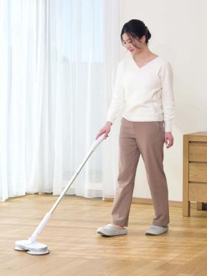 子育て便利家電|【限定品】コードレス回転モップクリーナーNeo+|ホワイト