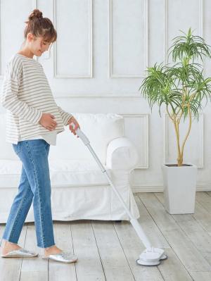 子育て便利家電|【限定品】コードレス回転モップクリーナーNeo+|ホワイト