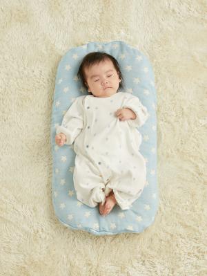 ベビーベッド・布団|【日本製】(エンジェリーベ オリジナル) ママらく抱っこ布団 プレミアム6重ガーゼ