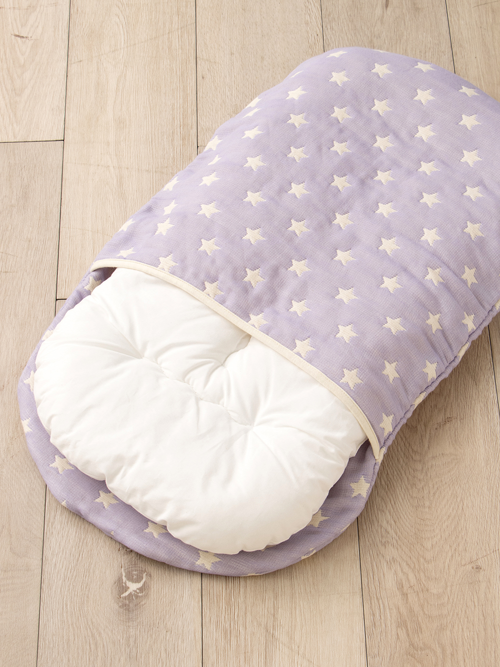 ベビーベッド・布団|【日本製】(エンジェリーベ オリジナル) ママらく抱っこ布団 プレミアム6重ガーゼ