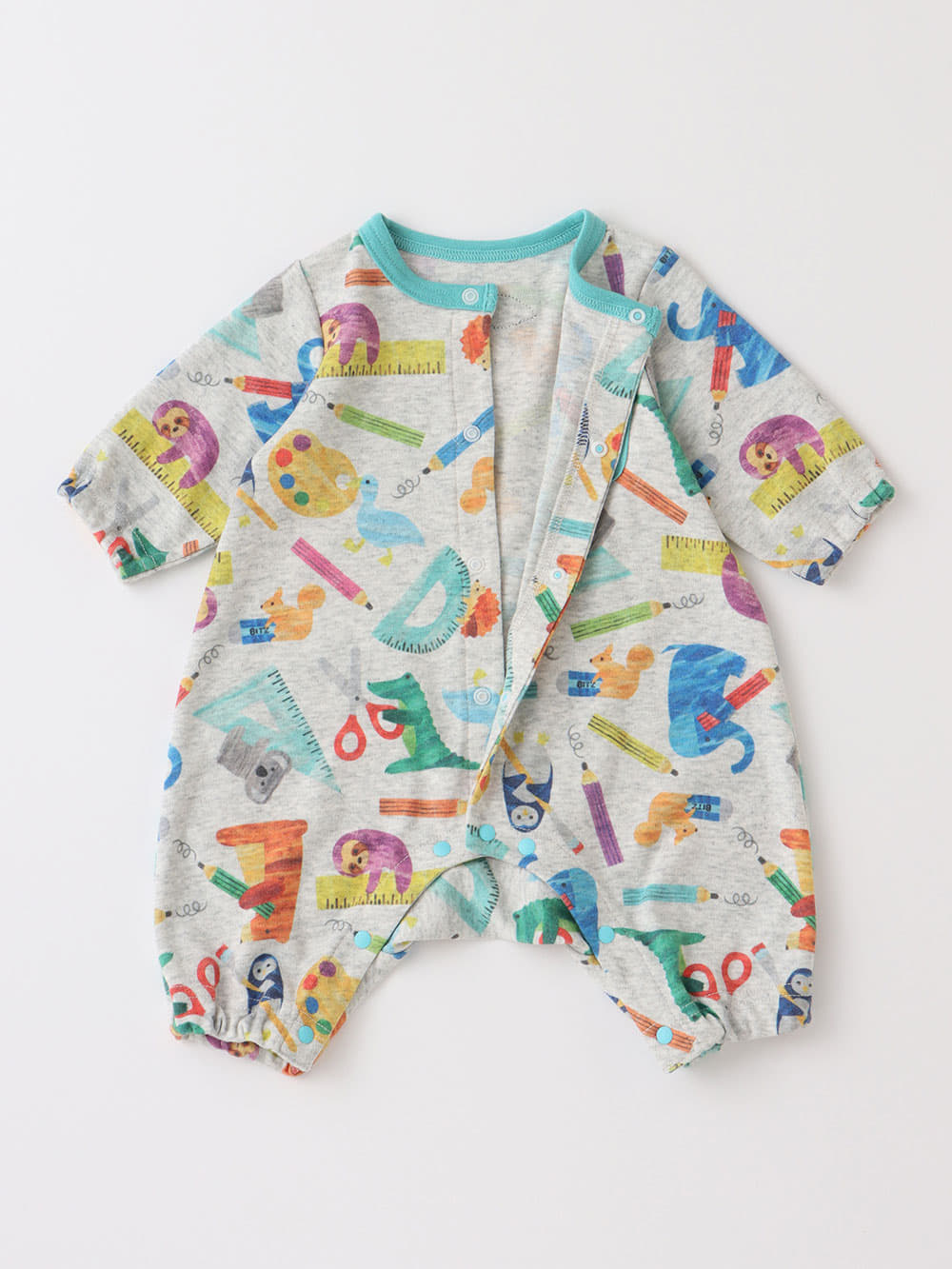 ロンパース・カバーオール|【BITZ】プリントちびカバーオール