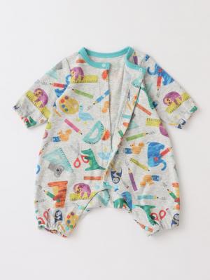 ロンパース・カバーオール|【BITZ】プリントちびカバーオール